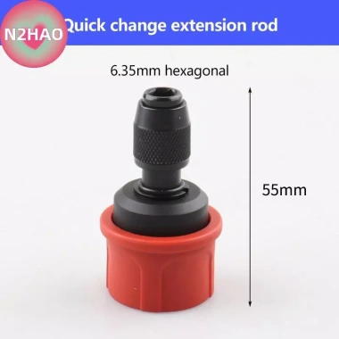 Đầu kẹp chuyển đổi N2HAO mũi khoan nhanh 6,35mm cho mũi lục giác, tương thích máy khoan dây và không dây 13 Đầu kẹp chuyển đổi N2HAO mũi khoan nhanh 6,35mm cho mũi lục giác, tương thích máy khoan dây và không dây 13