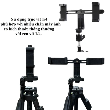Đầu kẹp điện thoại 360 gắn tripod chắc chắn Citycase - Giá 25.500đ 6 Đầu kẹp điện thoại 360 gắn tripod chắc chắn Citycase - Giá 25.500đ 6