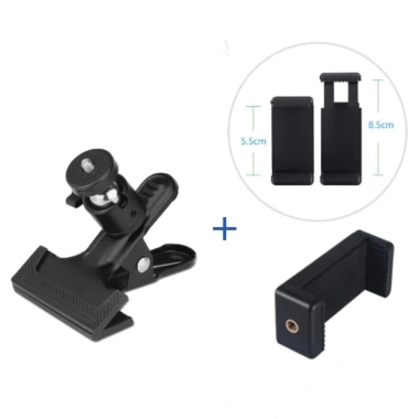 Đầu kẹp điện thoại đa năng cho chân máy ảnh, máy quay, tripod - Giá 15.000đ, thiết kế chắc chắn, dễ lắp đặt 4