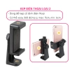 Đầu kẹp điện thoại xoay 360 độ kết nối Tripod livestream, gậy tự sướng 15.000đ