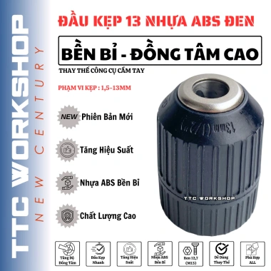 Đầu kẹp mũi khoan autolock 10-13mm nhựa ABS bền bỉ - Giá chỉ 34.000₫
