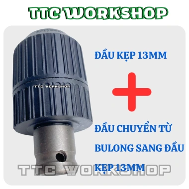 Đầu kẹp mũi khoan autolock 13mm nhựa ABS bền bỉ - Phù hợp máy khoan pin, giá chỉ 54.000đ