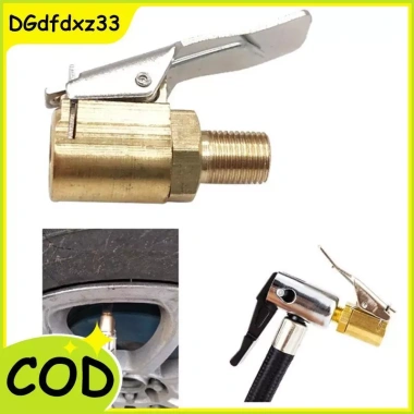 Đầu kẹp van lốp 8mm, đầu nối vòi lốp, chuyển đổi bơm cao áp cho xe hơi, xe máy - đầu ren ngoài, giá ưu đãi 55.130 VND