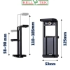 Đầu kẹp X cho iPad – Giá đỡ tripod livestream, chụp ảnh, quay phim, xem phim, chỉ 35.000đ 7