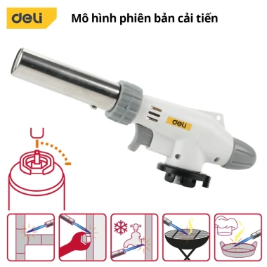 Đầu Khò Gas Mini Deli Tools Cao Cấp – Điều Chỉnh Nhiệt Độ & Tia Lửa, Chỉ 59.000 VND 8
