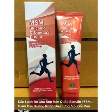 Dầu lạnh đỏ Samjin Hàn Quốc 165ml - Giảm nhức mỏi cơ, xương khớp, chỉ 89.000₫