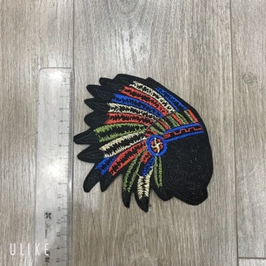Đầu Lâu Thổ Dân 11cm Thêu - Sticker ủi nhiệt độc đáo, giá chỉ 13.000 VND 2
