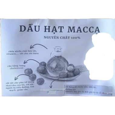 Dầu MACCA Daklak ép thủ công 500ml – Dưỡng ẩm sâu, giảm giá 40.000đ, chất lượng thiên nhiên 4