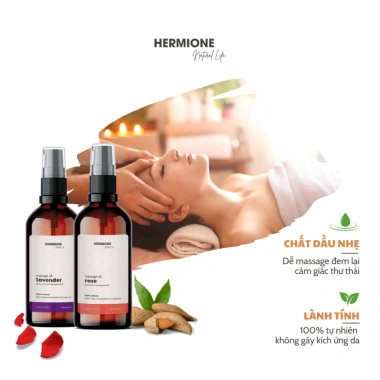 Dầu Massage Body Hoa Lài Hermione - Mát Xa Thư Giãn, Dưỡng Da Tự Nhiên, An Toàn, Giá 63.209₫ 4