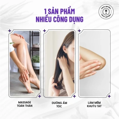 Dầu Massage Body Hương Hoa Lài HENY GARDEN Dưỡng Da Hạt Nho Olive Cám Gạo 189k 7
