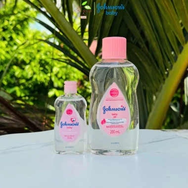 Dầu massage dưỡng ẩm Johnson's Baby Oil hồng 50ml-200ml - An toàn bé, giá 70.000₫