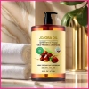 Dầu massage hữu cơ 473ml không tinh chế Dưỡng ẩm đa năng cho tóc da mặt móng tay da đầu buraivn 6