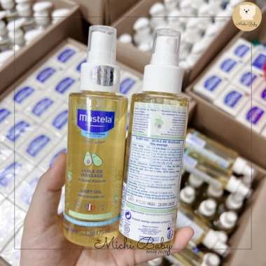 Dầu Massage Mustela Baby Oil 100ml cho Trẻ Sơ Sinh - 99% Tự Nhiên, Giá 398.000 VND 6 Dầu Massage Mustela Baby Oil 100ml cho Trẻ Sơ Sinh - 99% Tự Nhiên, Giá 398.000 VND 6