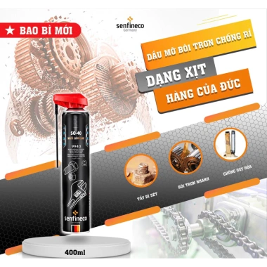 Dầu mỡ xịt Senfineco 9.940 SO40 Multi Lubricant Smart 400ml - Bôi trơn, làm sạch, bảo vệ - Made in Germany 2 Dầu mỡ xịt Senfineco 9.940 SO40 Multi Lubricant Smart 400ml - Bôi trơn, làm sạch, bảo vệ - Made in Germany 2