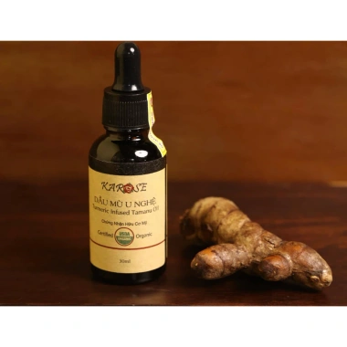 Dầu Mù U Ngâm Nghệ Hữu Cơ Karose 30ml - Dưỡng tóc chắc khỏe, giảm gàu, giá ưu đãi 208.250₫