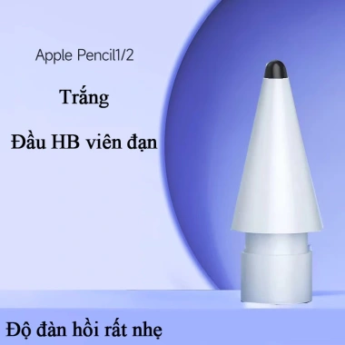 Đầu ngòi bút thay thế Apple Pencil Pro, Pencil 1 & 2 – Chống trượt, giảm ồn, không trầy màn hình – 66.800₫ 10