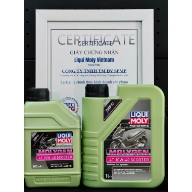 Dầu nhớt xe tay ga Liqui Moly Molygen 4T 10W40 800ml-1L chính hãng - Giá ưu đãi 259.000 9