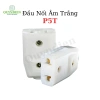 Đầu Nối Âm Trắng P5T 2.000W Chống Vỡ Nhỏ Gọn Linh Kiện Quỳnh Diễn 8.300 VND