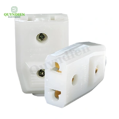 Đầu Nối Âm Trắng P5T 2.000W Chống Vỡ Nhỏ Gọn Linh Kiện Quỳnh Diễn 8.300 VND