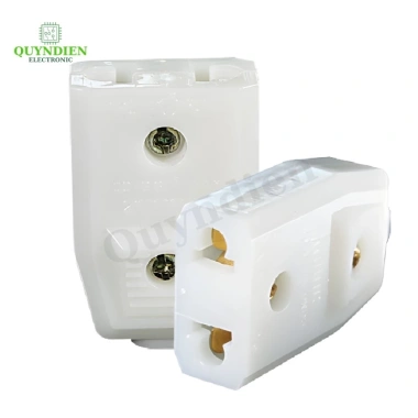 Đầu Nối Âm Trắng P5T 2.000W Chống Vỡ Nhỏ Gọn Linh Kiện Quỳnh Diễn 8.300 VND