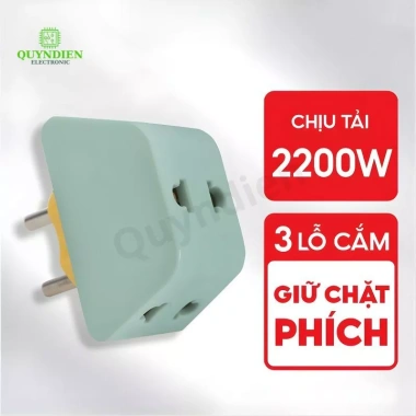 Đầu Nối Chia Điện 3 Cửa P11 P12 Gọn Nhẹ Chịu Nhiệt Tải 2.200W Linh Kiện Quỳnh Diễn 43.890 VND 10 Đầu Nối Chia Điện 3 Cửa P11 P12 Gọn Nhẹ Chịu Nhiệt Tải 2.200W Linh Kiện Quỳnh Diễn 43.890 VND 10