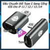 Đầu Nối Chuyển Đổi Cáp Sạc Góc 90° IOS sang Type C 20W/10W cho iPhone 12‑14 25.000₫