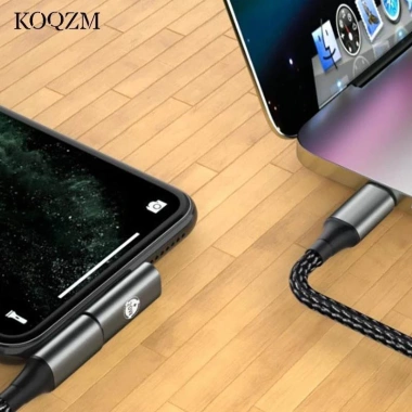Đầu Nối Chuyển Đổi Cáp Sạc Góc 90° IOS sang Type C 20W/10W cho iPhone 12‑14 25.000₫ 2