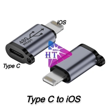 Đầu Nối Chuyển Đổi Cáp Sạc Góc 90° IOS sang Type C 20W/10W cho iPhone 12‑14 25.000₫ 7
