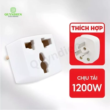 Đầu Nối Đa Năng 1.200W P6A P7 Chống Tuột Phích, Chịu Nhiệt - Giá ưu đãi 25.270 VND 10