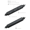 Đầu nối góc 78mm cho tai nghe, cáp thay thế 2 pin, cáp 3.5mm, chất lượng cao, lắp nhanh