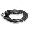 Đầu nối góc 78mm cho tai nghe, cáp thay thế 2 pin, cáp 3.5mm, chất lượng cao, lắp nhanh 3