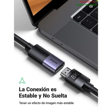 Đầu nối HDMI Ugreen 20.107 90.592 HD159 cao cấp HD 2.1 4K/8K 60Hz 48Gbps eARC 3D Giá chỉ 54.999 VND 2 Đầu nối HDMI Ugreen 20.107 90.592 HD159 cao cấp HD 2.1 4K/8K 60Hz 48Gbps eARC 3D Giá chỉ 54.999 VND 2