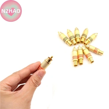 Đầu nối Jack Video N2hao 10 chiếc Hàn, màu vàng‑đỏ‑đen, giảm 18% chỉ 82.610₫ 7 Đầu nối Jack Video N2hao 10 chiếc Hàn, màu vàng‑đỏ‑đen, giảm 18% chỉ 82.610₫ 7