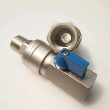 Đầu nối nhanh pháo van công tắc thép chịu áp lực cao Trachea - giá 116.625₫