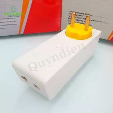 Đầu nối thông minh 5 cửa P25 trắng cổ xoay tiện lợi, lắp nhanh – Giá ưu đãi 43.500đ 3