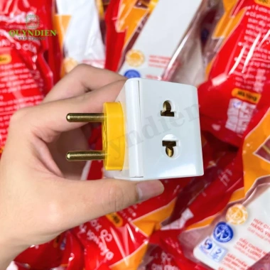 Đầu nối thông minh 5 cửa P25 trắng cổ xoay tiện lợi, lắp nhanh – Giá ưu đãi 43.500đ 6