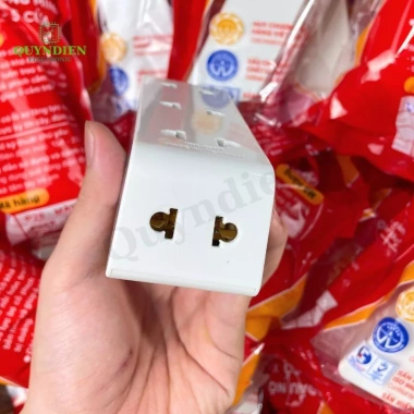 Đầu nối thông minh 5 cửa P25 trắng cổ xoay tiện lợi, lắp nhanh – Giá ưu đãi 43.500đ 7