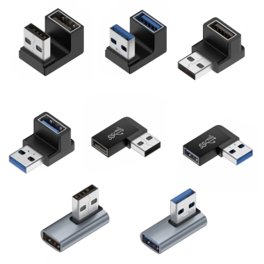 Đầu nối USB Ador 3.0 90 độ dọc Trái phải Lên xuống - Bộ chuyển góc cạnh 41.689₫