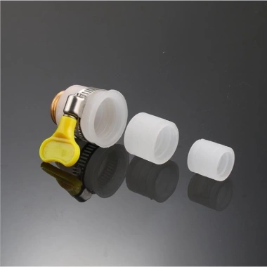 Đầu nối vòi lọc nước silicon đa năng màu trắng 21mm dùng cho dây cấp nước, dây sen - giá 20.320, giảm còn 16.000 5 Đầu nối vòi lọc nước silicon đa năng màu trắng 21mm dùng cho dây cấp nước, dây sen - giá 20.320, giảm còn 16.000 5