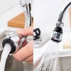 Đầu Nối Vòi Nước Bồn Rửa Chén Lavabo Tăng Áp, Phun Nước Xoay 360° - Giá 25.500₫ 2