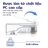 Đầu nối ZoeRax Cat6 RJ45 50 gói, bốt giảm căng thẳng cho cáp Ethernet trong suốt 4