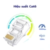 Đầu nối ZoeRax Cat6 RJ45 50 gói, bốt giảm căng thẳng cho cáp Ethernet trong suốt 5
