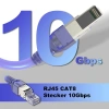 Đầu nối ZoeRax RJ45 Cat8 bảo vệ, vỏ kim loại kẽm, tương thích Cat7 Cat6A 2