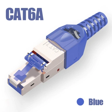 Đầu nối ZoeRax RJ45 Cat8 bảo vệ, vỏ kim loại kẽm, tương thích Cat7 Cat6A 11 Đầu nối ZoeRax RJ45 Cat8 bảo vệ, vỏ kim loại kẽm, tương thích Cat7 Cat6A 11