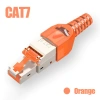 Đầu nối ZoeRax RJ45 Cat8 bảo vệ, vỏ kim loại kẽm, tương thích Cat7 Cat6A 16