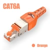Đầu nối ZoeRax RJ45 Cat8 bảo vệ, vỏ kim loại kẽm, tương thích Cat7 Cat6A 17