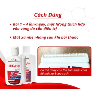 Dầu Nóng Sao Việt Fobelife 60ml-100ml - Giảm đau xương khớp, xoa bóp, 84.000đ 5