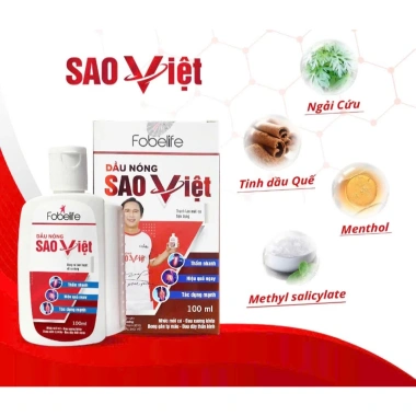 Dầu Nóng Sao Việt Fobelife 60ml-100ml - Giảm đau xương khớp, xoa bóp, 84.000đ 9