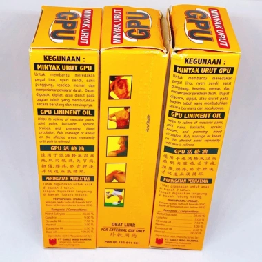 Dầu Nóng Xoa Bóp Indonesia GPU 60ml - Giảm Đau, Thư Giãn Nhanh, Giá 49.999đ