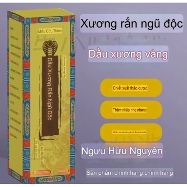 Dầu Nóng Xương Rắn Ngũ Độc Thanh Lăn 50ml - Giảm Đau Lưng Vai Gáy, Tê Nhức Xương Khớp, Mỏi Tay Chân, Giá Ưu Đãi 50.616₫ 5